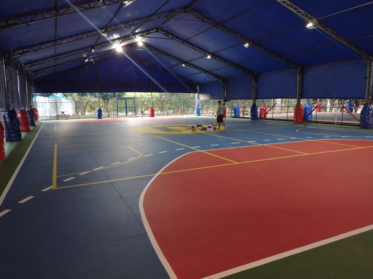 Fazer Orçamento Pintura quadra de basquete Brasília DF