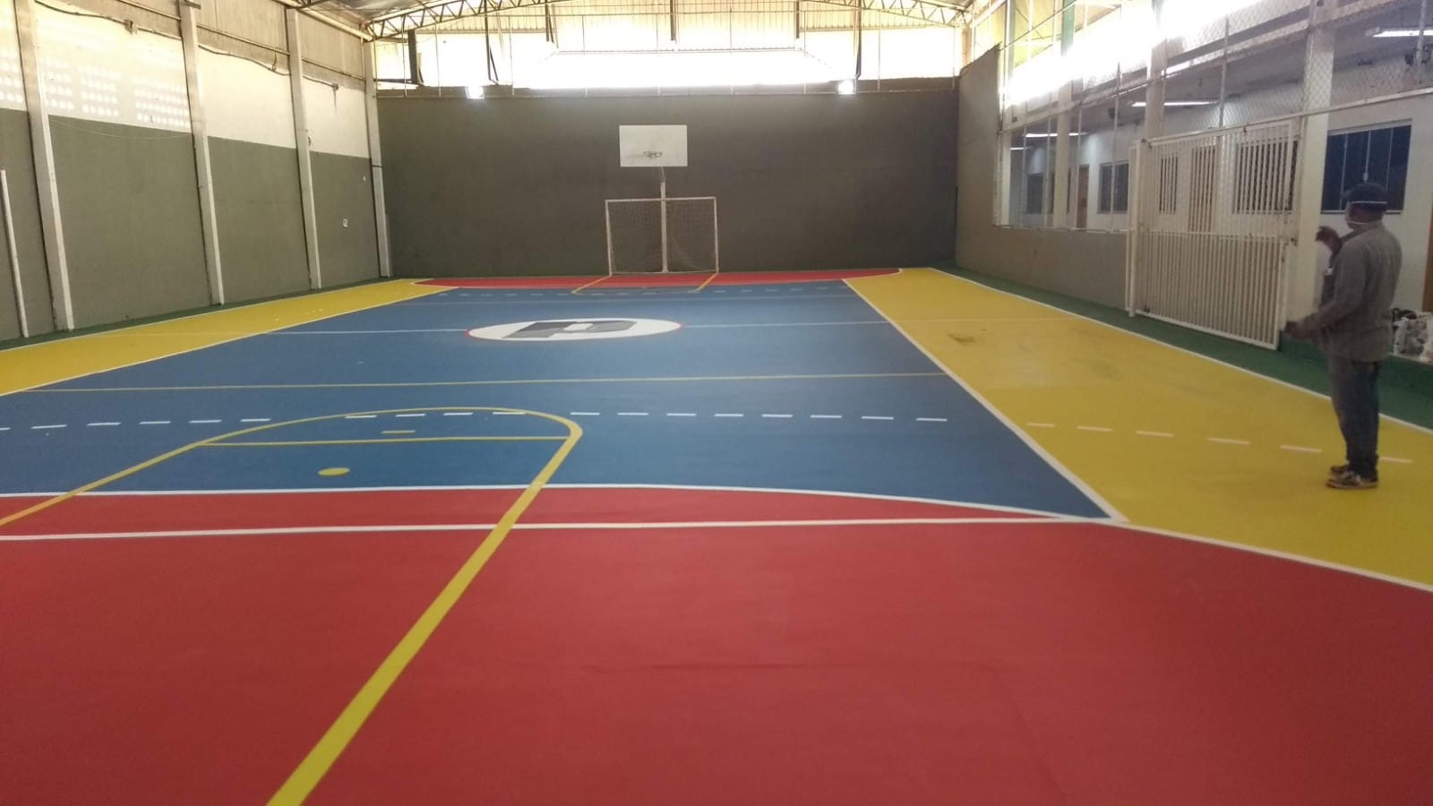 Pintura quadra de basquete Brasília DF